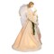 Kurt Adler 16-Inch UL 10-Light Ivory and Gray Angel Tree Topper